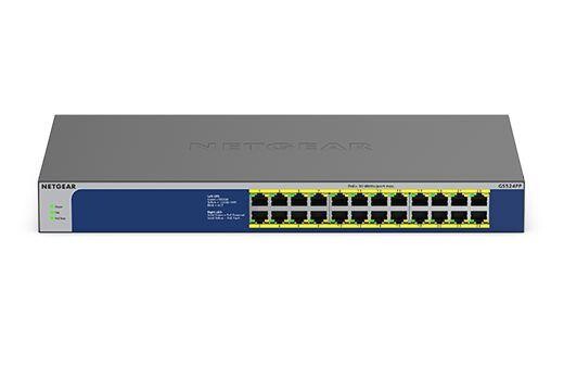 NETGEAR 24PT GIGE UNMNGED SWTCH W/ POE++