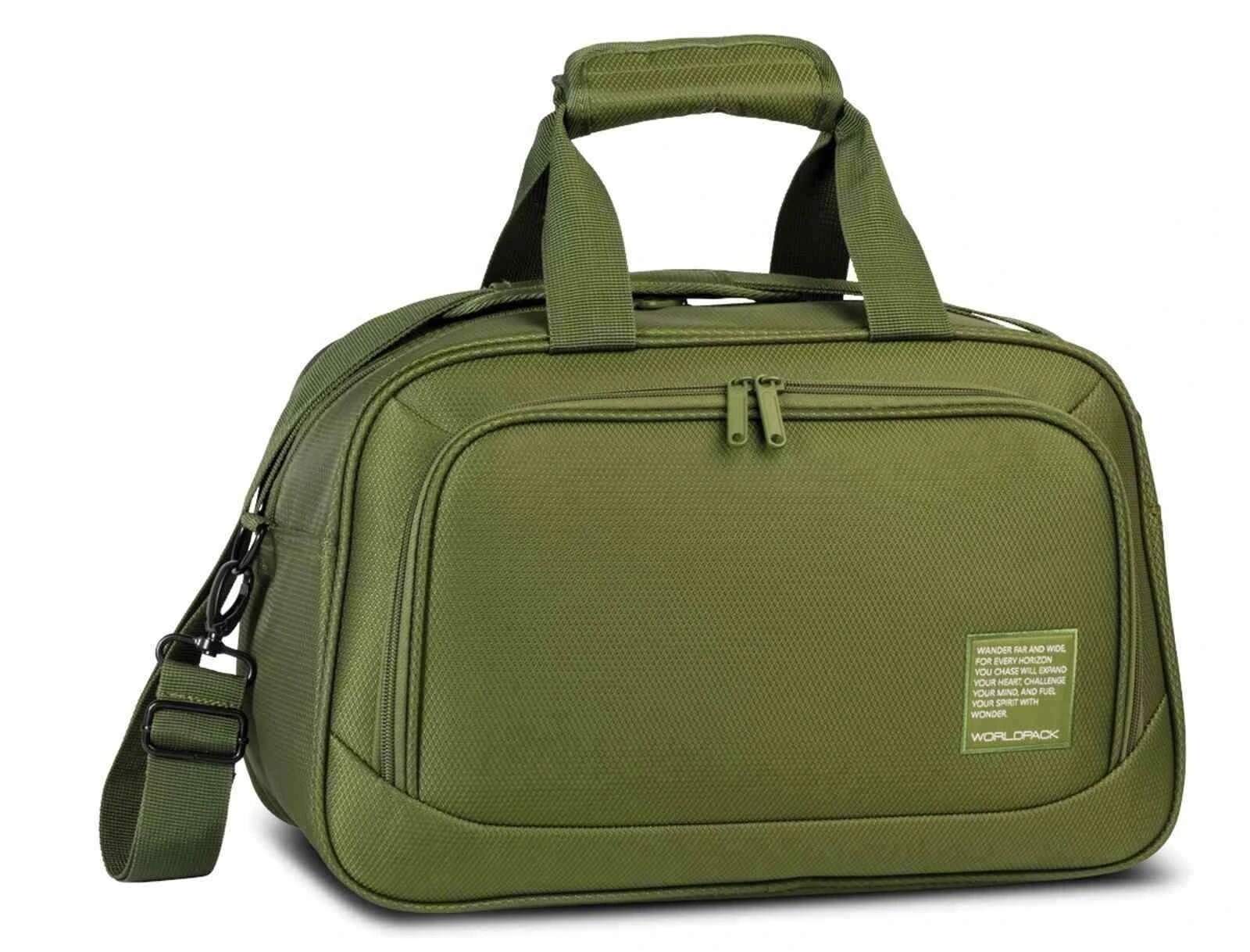 Príručná taška pod sedadlo Worldpack Basel 40×25×20 cm, 18 L - zelená