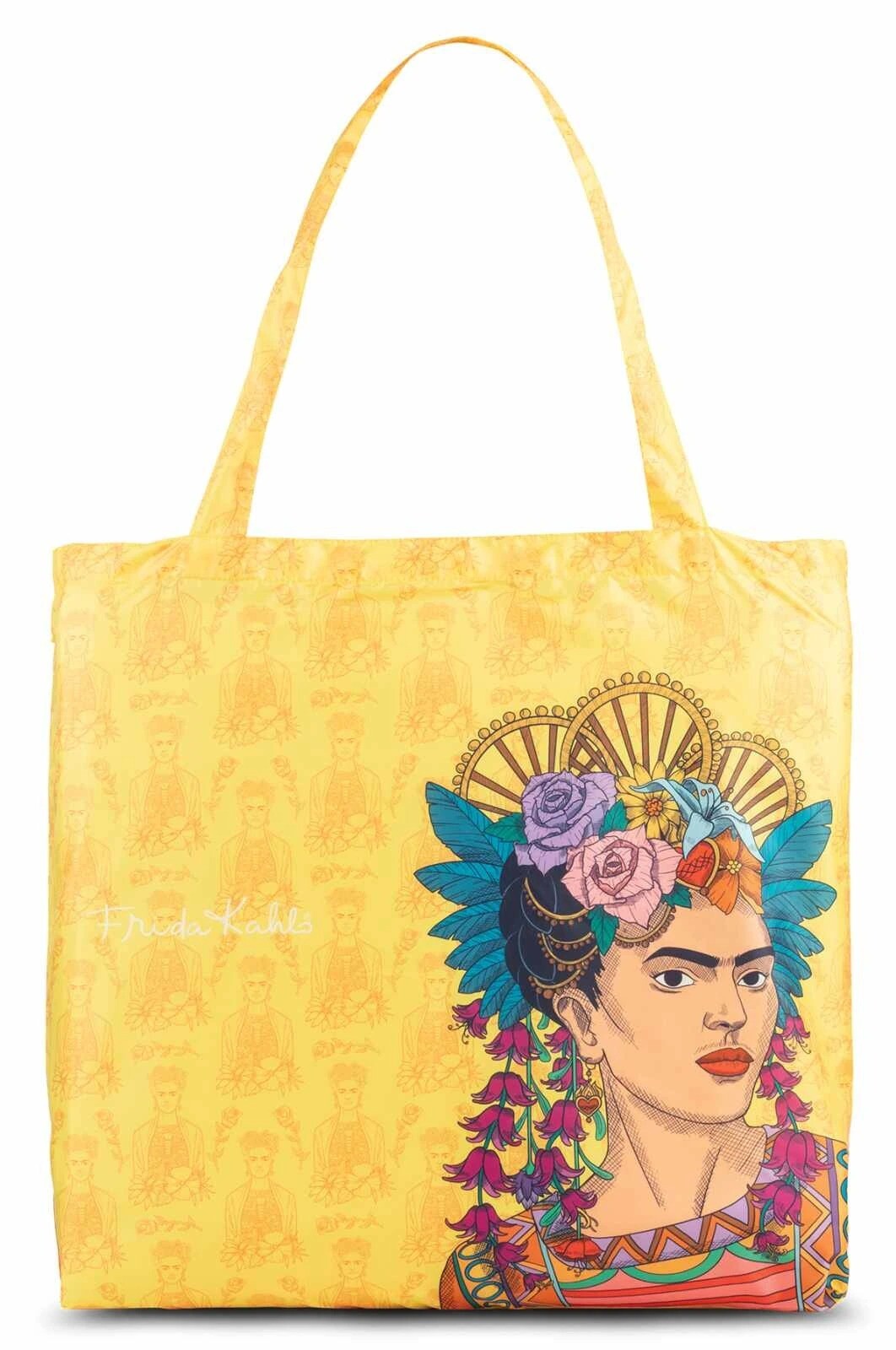 Nákupná taška Frida Kahlo 18L - žltá