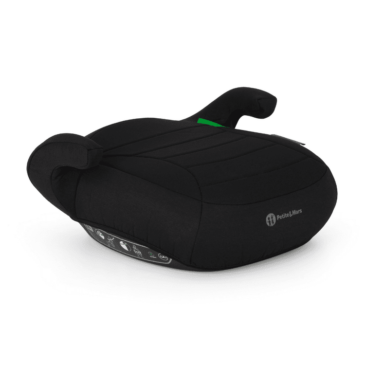 PETITE&MARS Podsedák Zuno Coal Black 125 - 150 cm (22-36 kg)