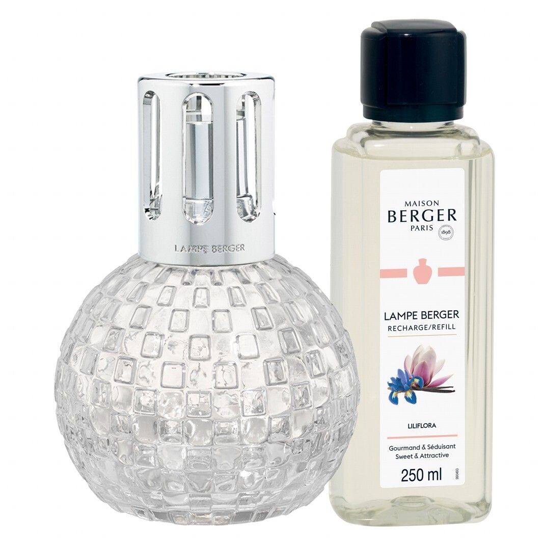 Maison Berger Paris Katalytická lampa Disco, transparentná + náplň Magnólia, 250 ml 4884