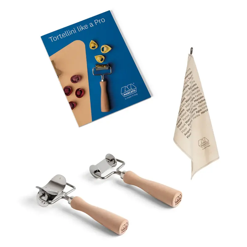 Marcato Sada na výrobu plnených cestovín Tortellini like a Pro, 4 ks XPR-PROMO-009