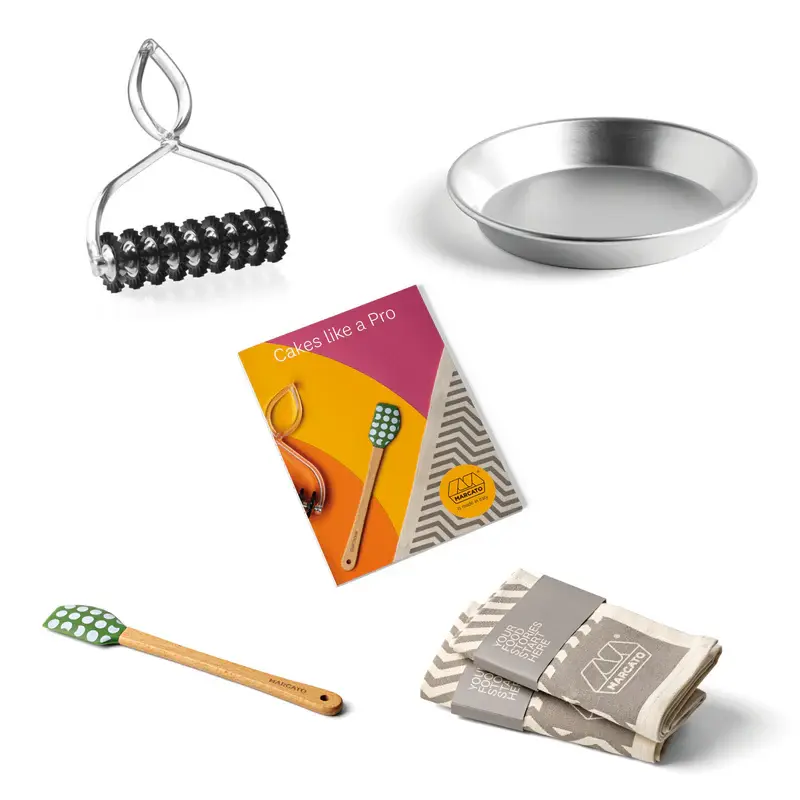Marcato Sada na výrobu koláčov Cakes like a Pro, 6 ks XPR-PROMO-010
