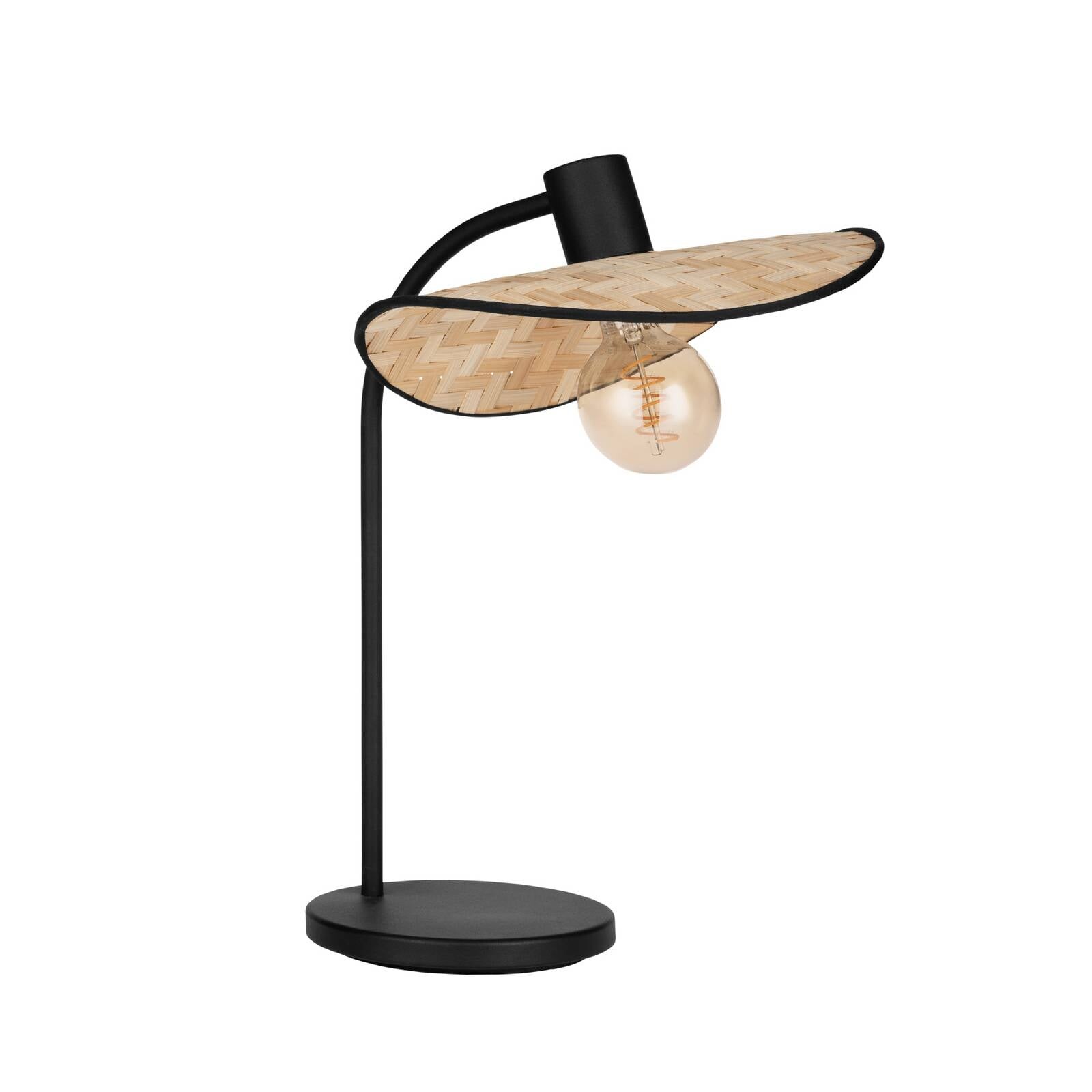 Stolová lampa Marywell, prírodný bambus, výška 47 cm, E27