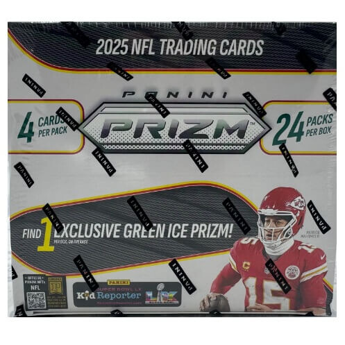 Panini 2025 Panini Prizm NFL Football Retail Box - karty amerického futbalu