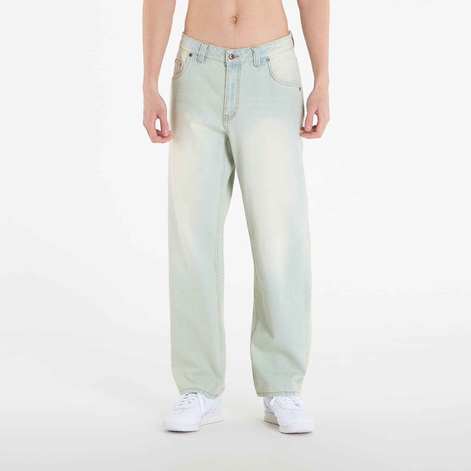 Džínsy DIME Relaxed Denim Pants Bleached Sky 34