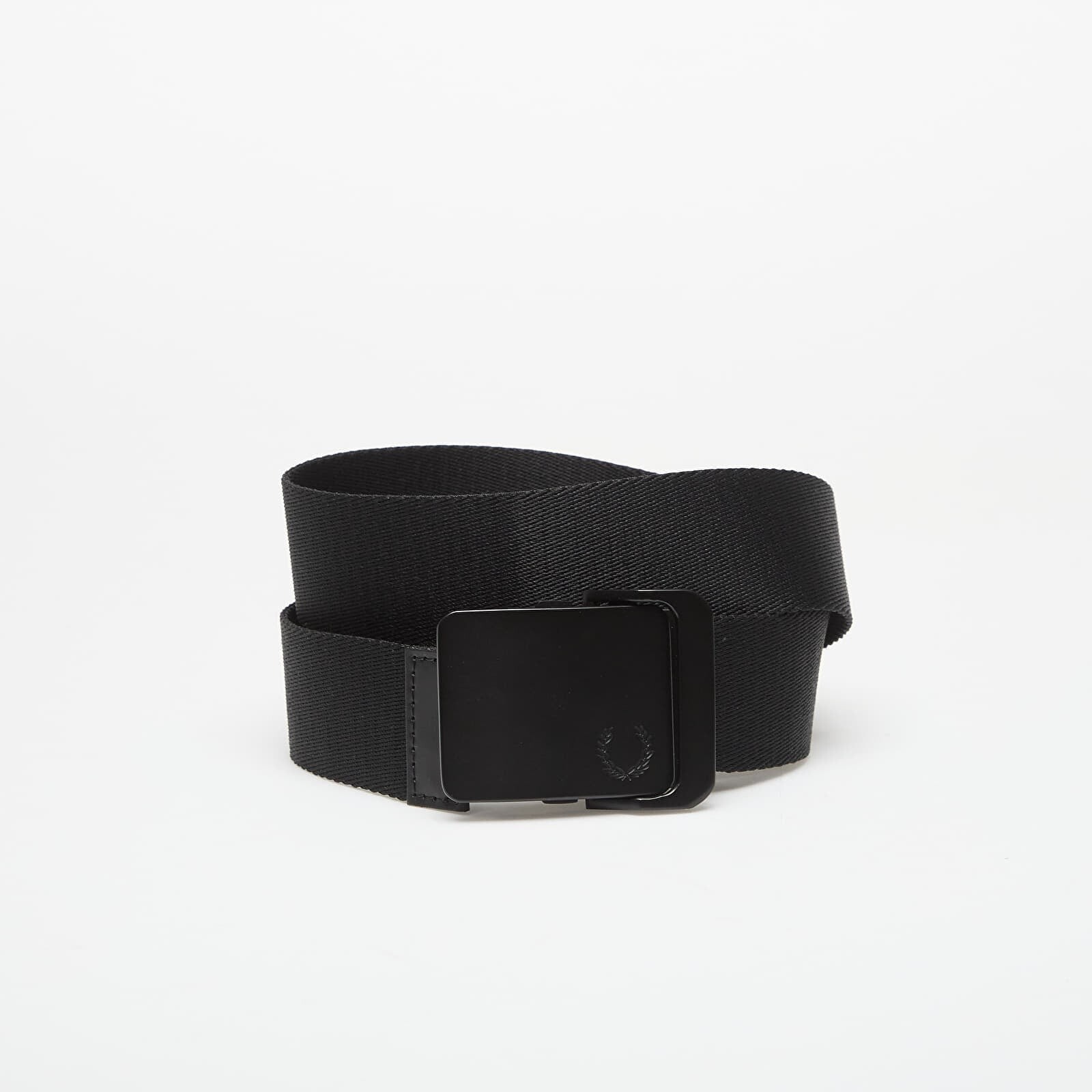 Opasok FRED PERRY Plain Webbing Belt Black M