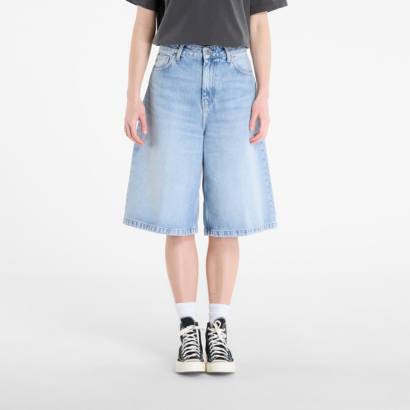 Šortky Carhartt WIP W' Belmont Short Blue XS