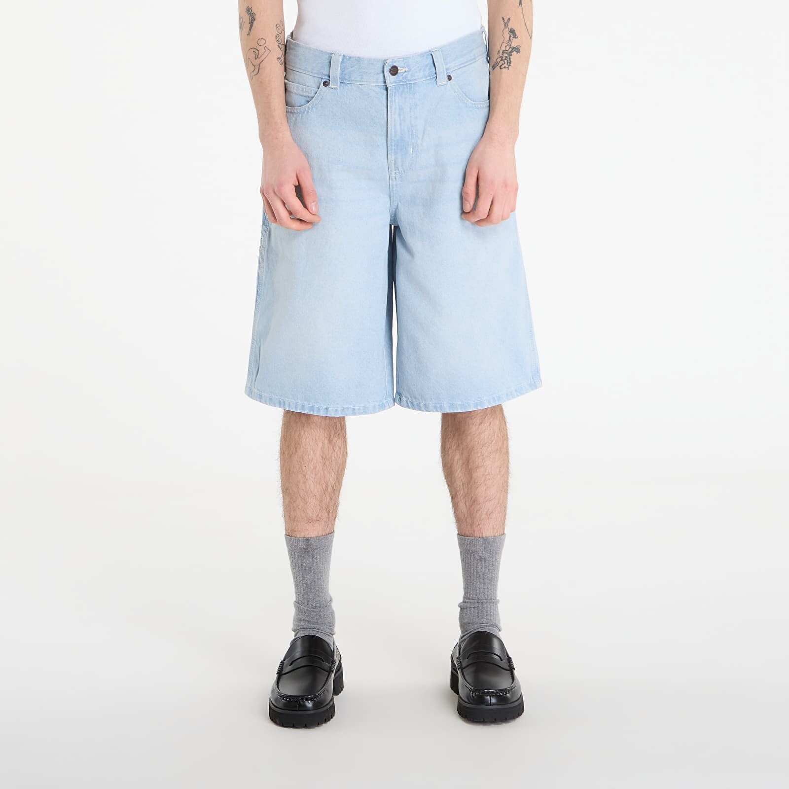 Šortky Dickies 958 13-Inch Loose Short Jeans Fog Blue W38