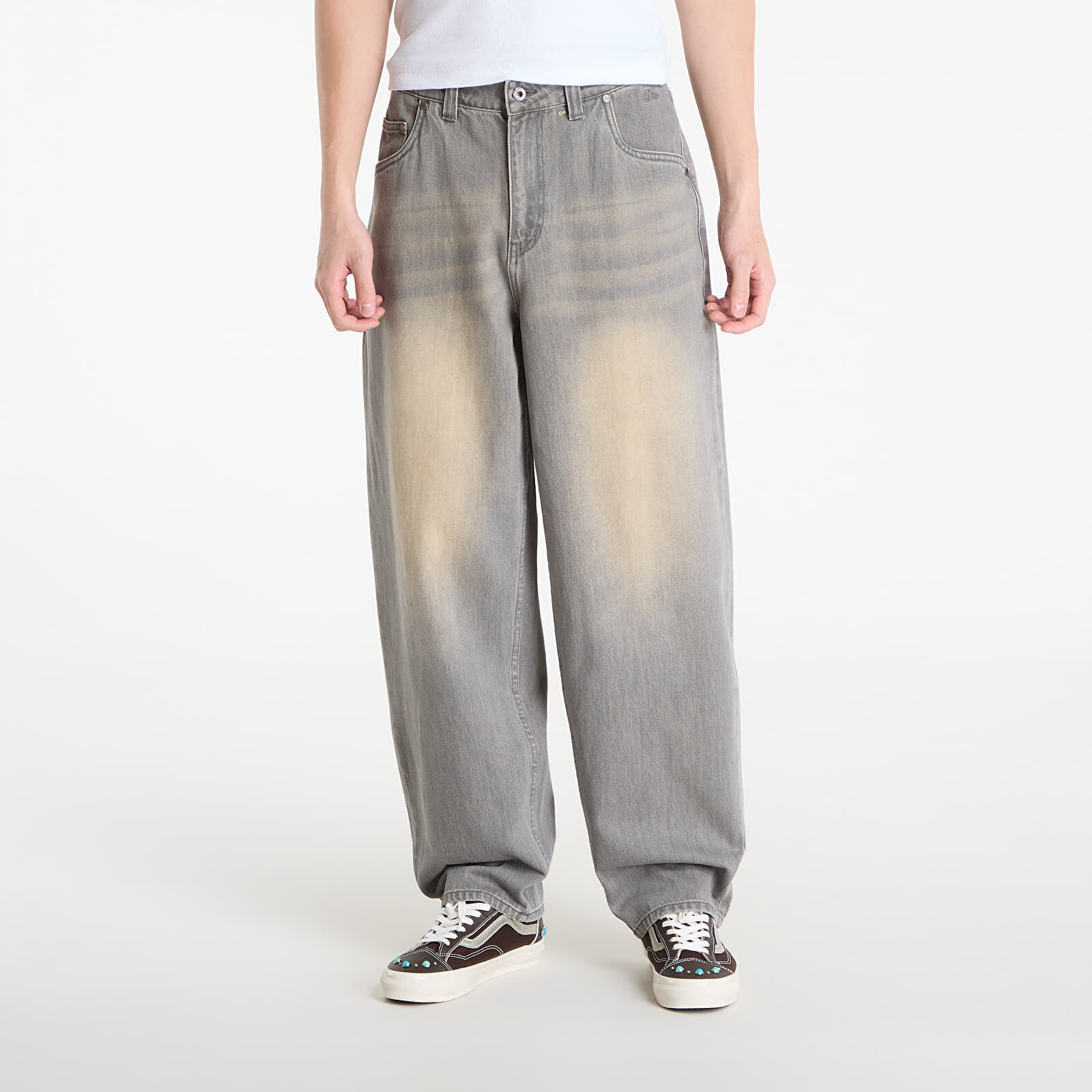 Džínsy DIME Baggy Denim Pants Sandblasted Desert 36