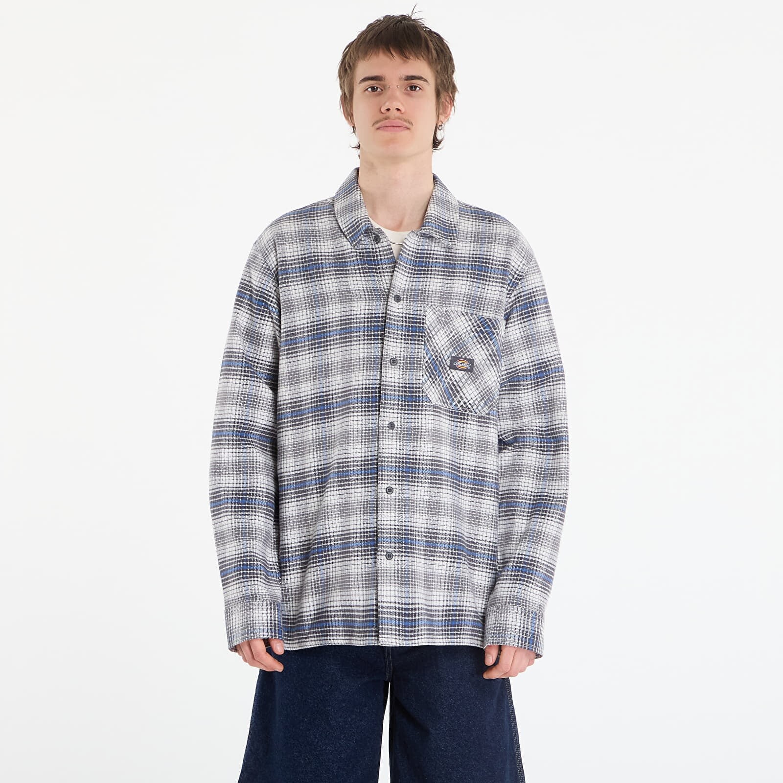 Košeľa Dickies Forest Check Shirt Charcoal XXL
