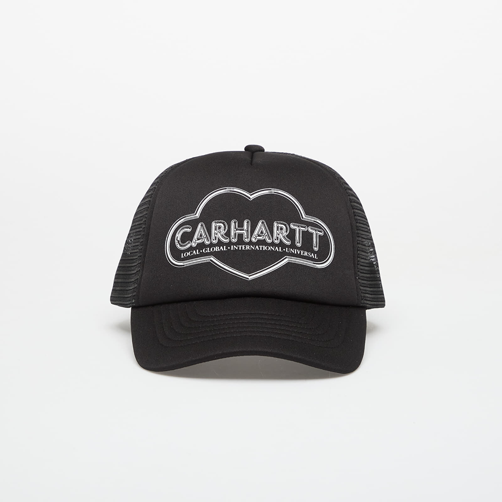 Šiltovka Carhartt WIP Cloud Heart Trucker Cap Black Universal
