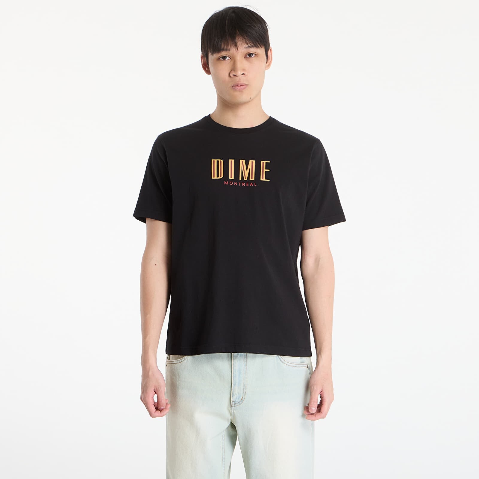 Tričko DIME Blocks T-Shirt UNISEX Black XL
