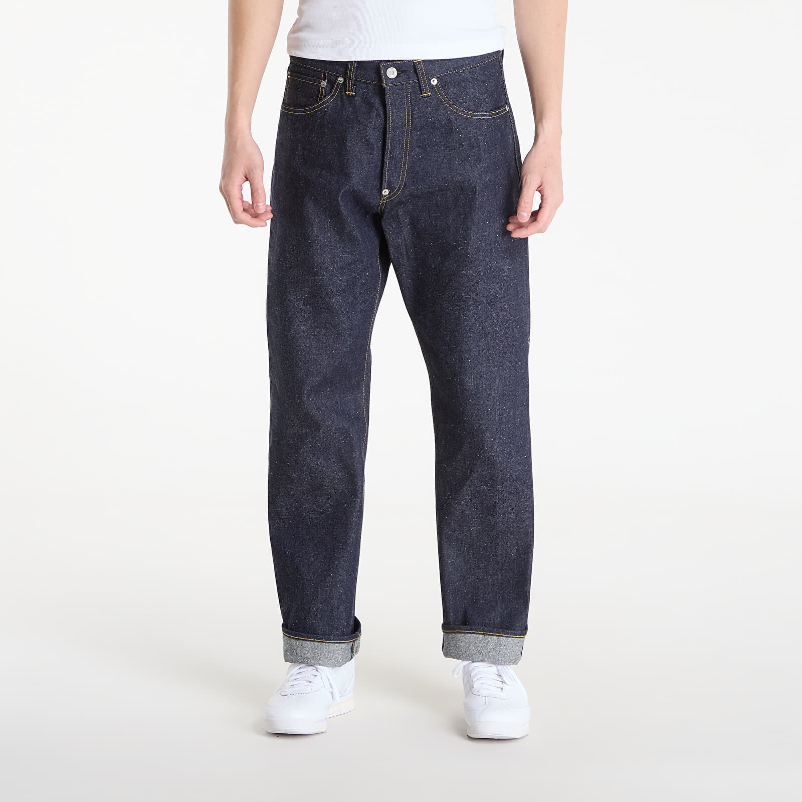 Džínsy HUMAN MADE Straight Denim Pants Past Indigo 36