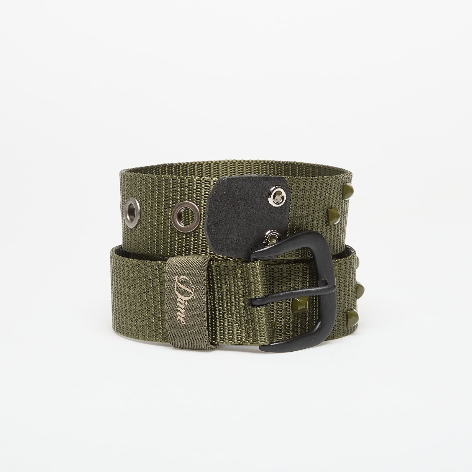 Opasok DIME Studded Belt Army Green S/M