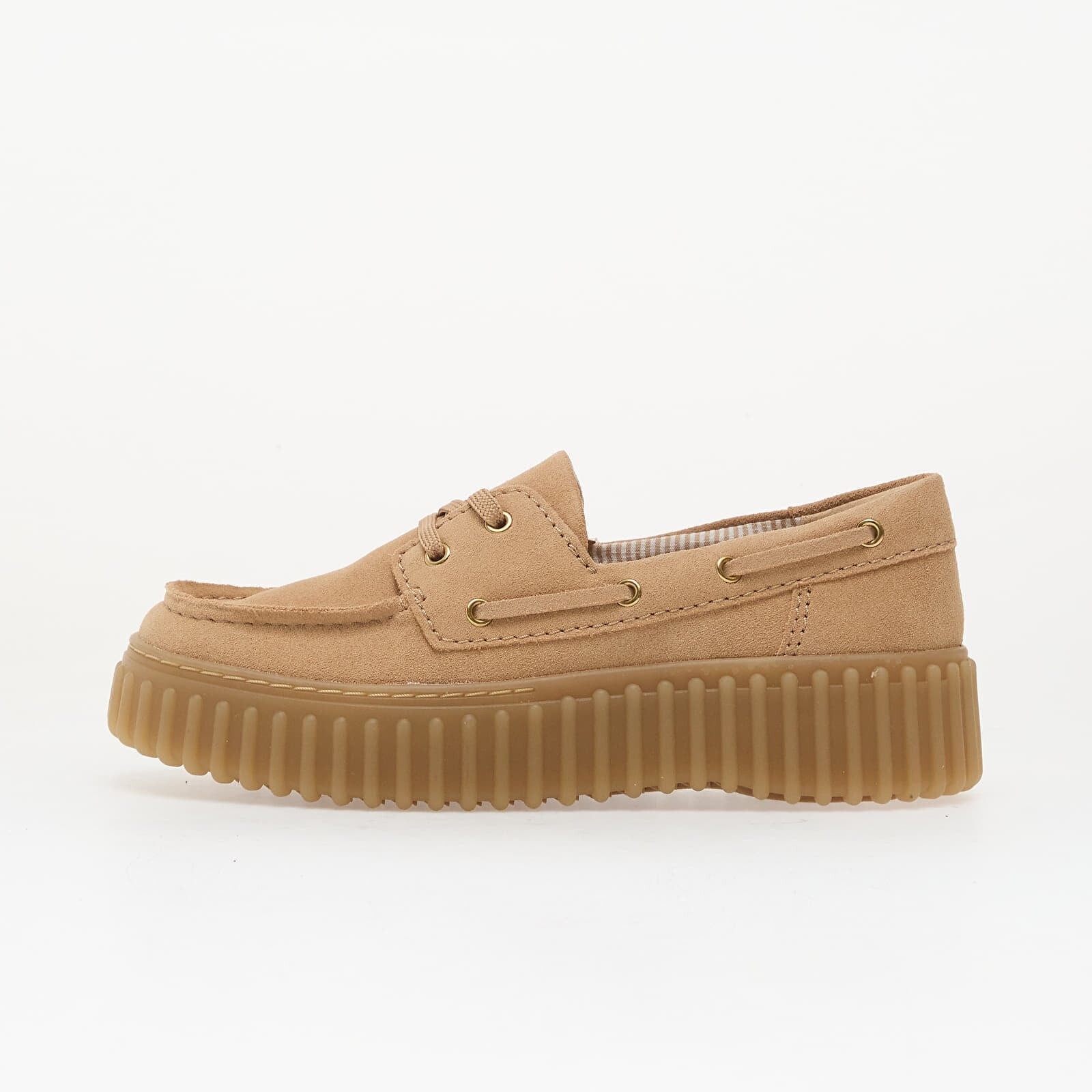 Tenisky Clarks Torhill Boat Beige Suede EUR 39