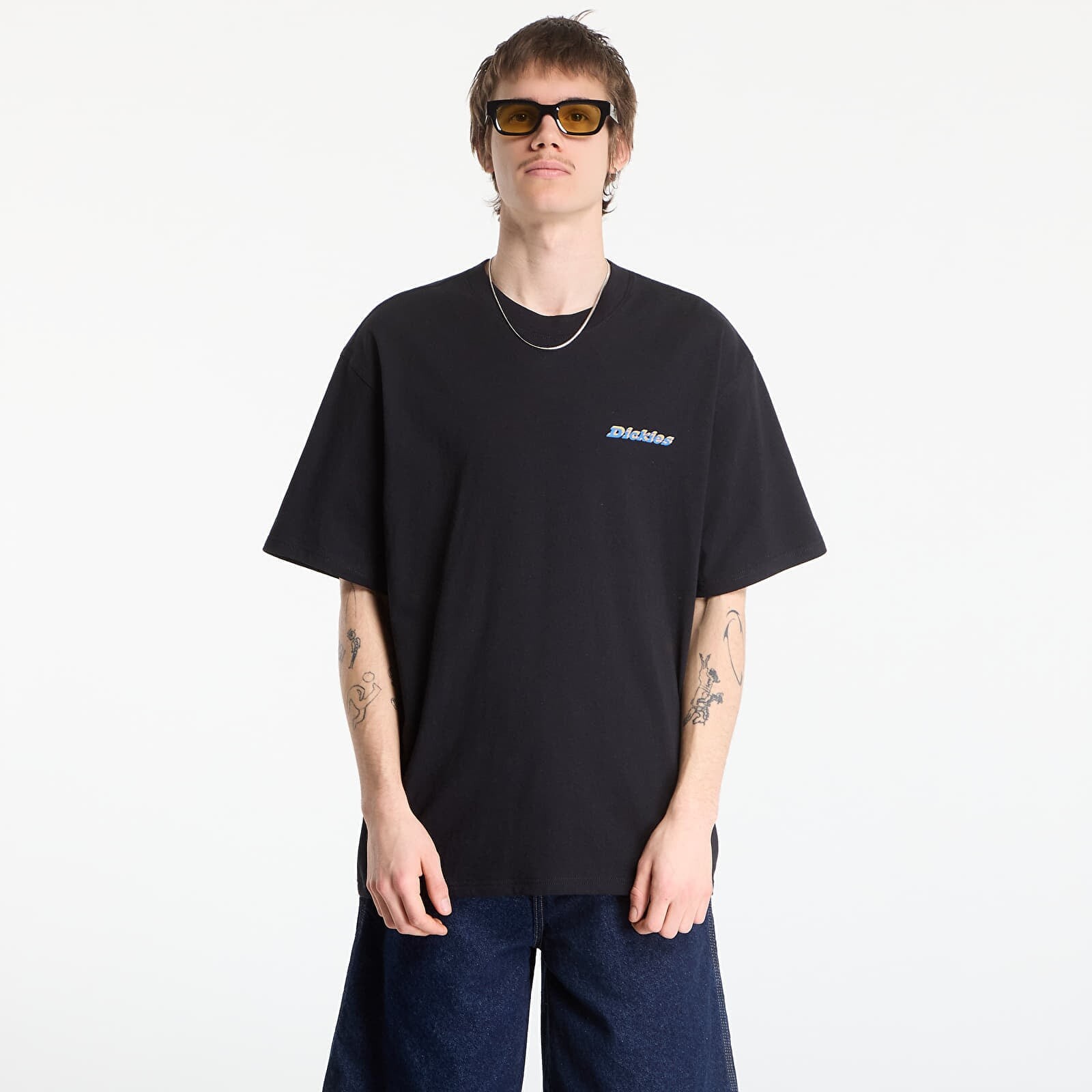 Tričko Dickies Thornville Ss Tee Black XXL
