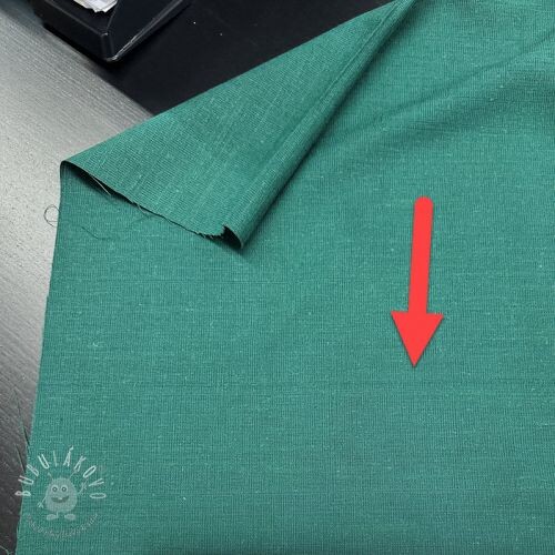 Viskóza s ľanom PREMIUM bottle green II.trieda