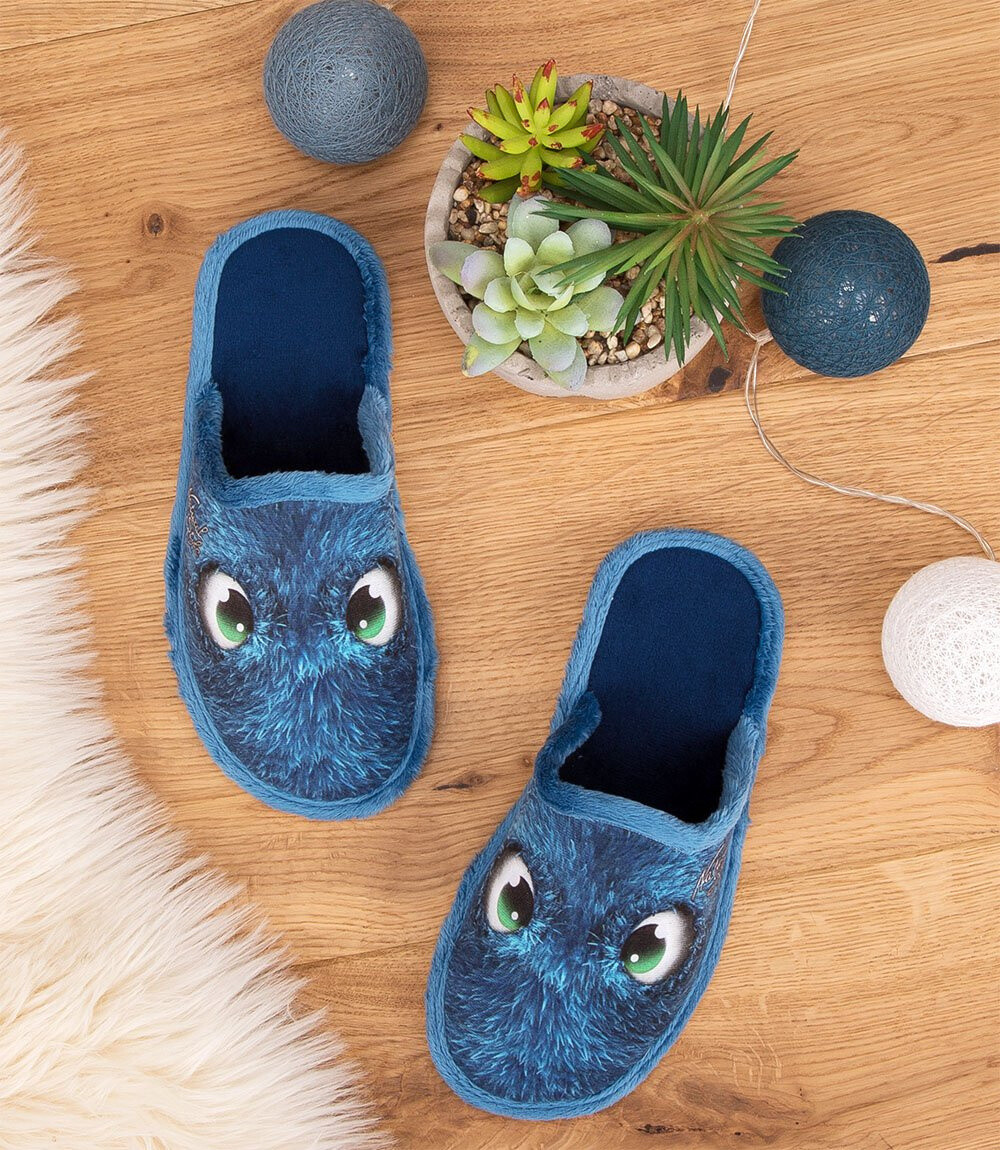 Detské papuče Natural Style NS-158 Modré