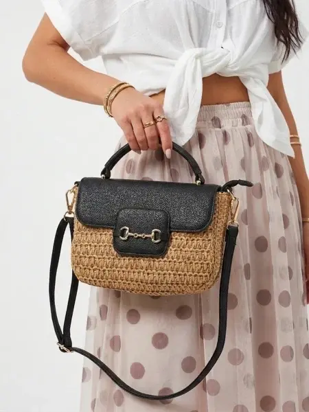 Malá slamová taška Lurena