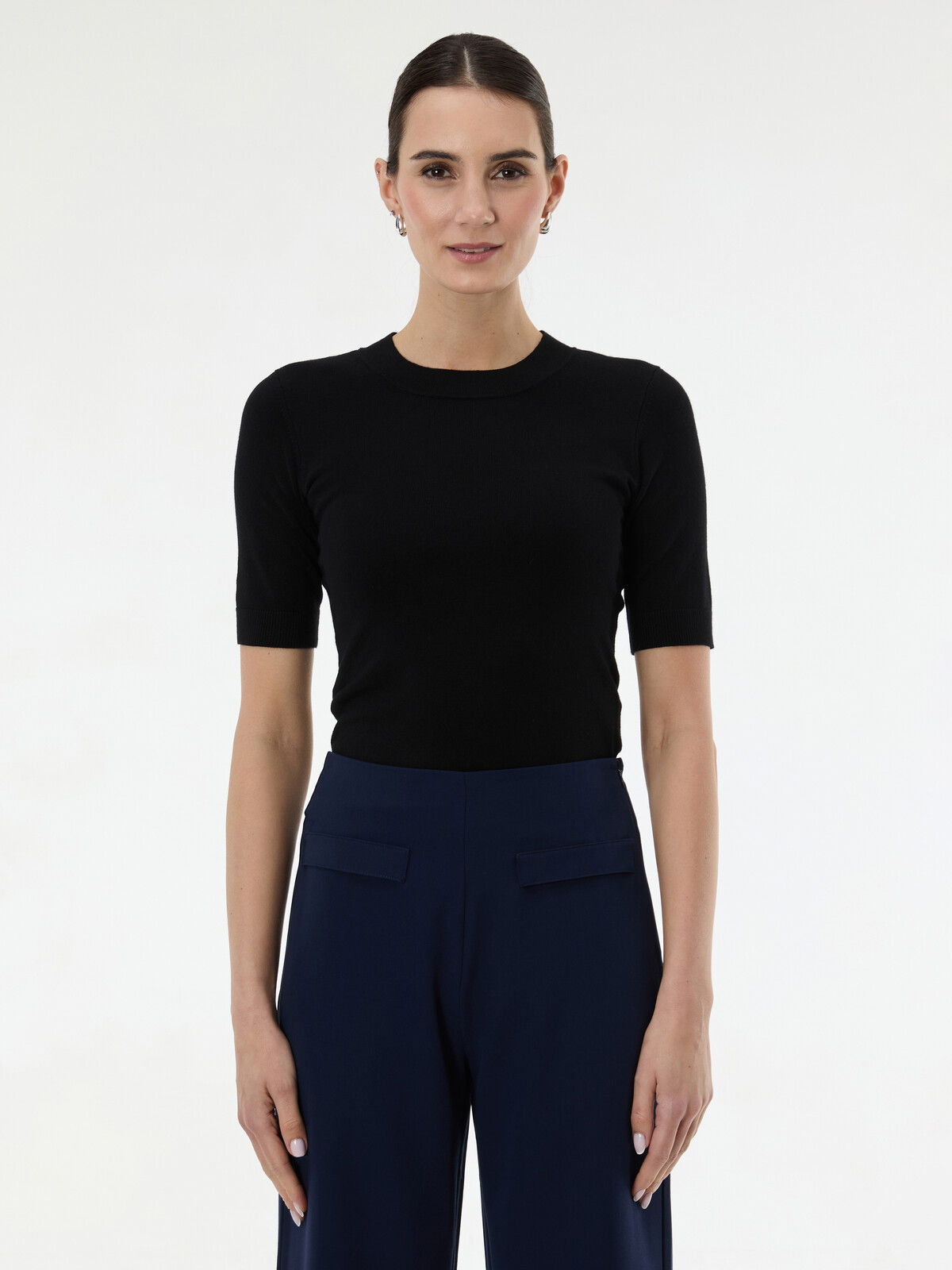 Black Women's Short Sleeve Sweater ORSAY - Women's