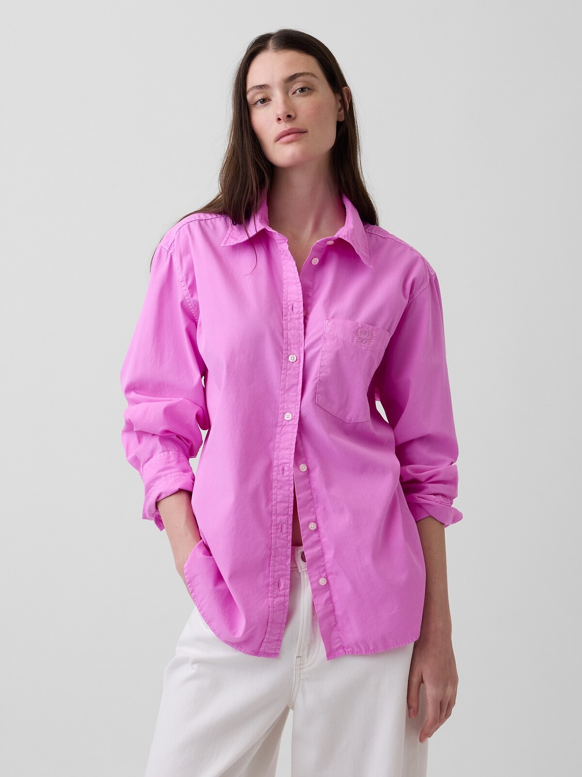 GAP oversize košeľa s logom