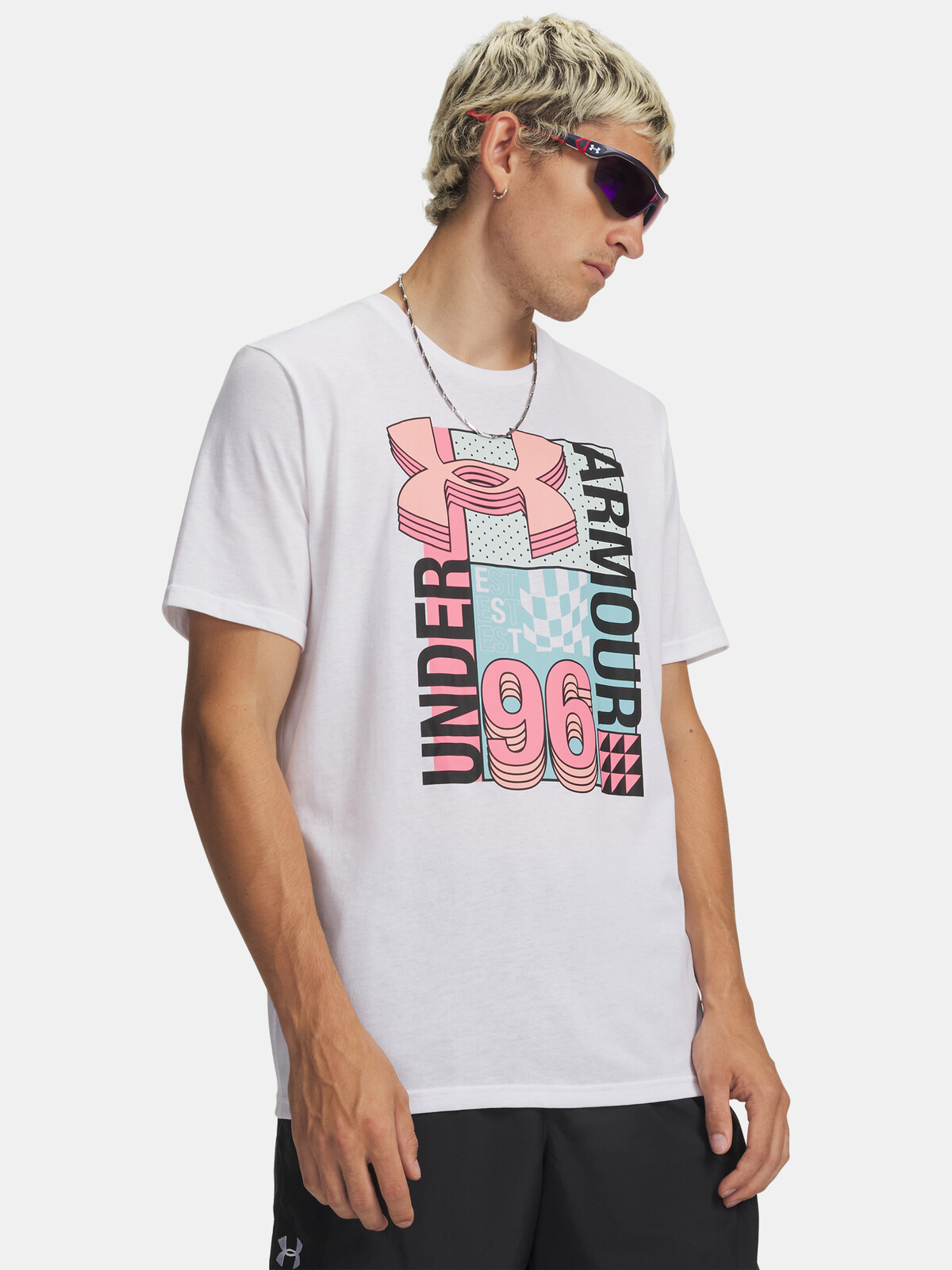 Pánske tričko Under Armour UA M LOGO COLLAGE SS