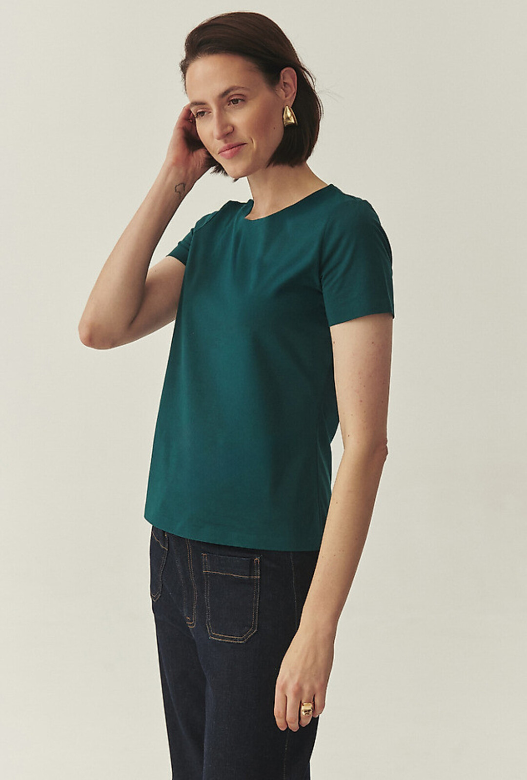 Zelená bezšvová blúzka Mikaja 4 Tatuum