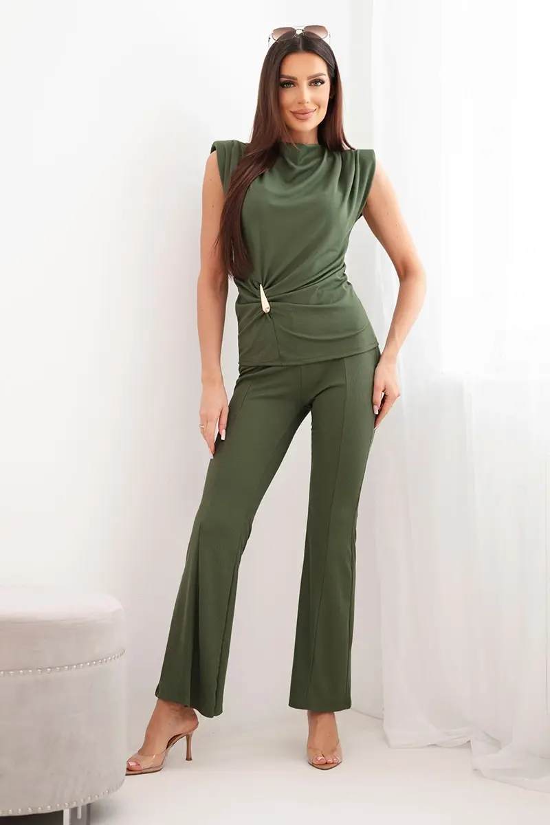 Dvojdielny dámsky set Kesi khaki