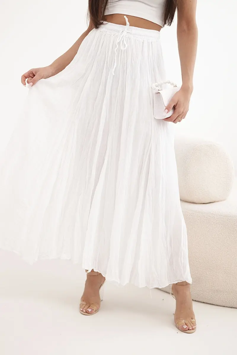 Kesi dámska maxi sukňa s elastickým pásom