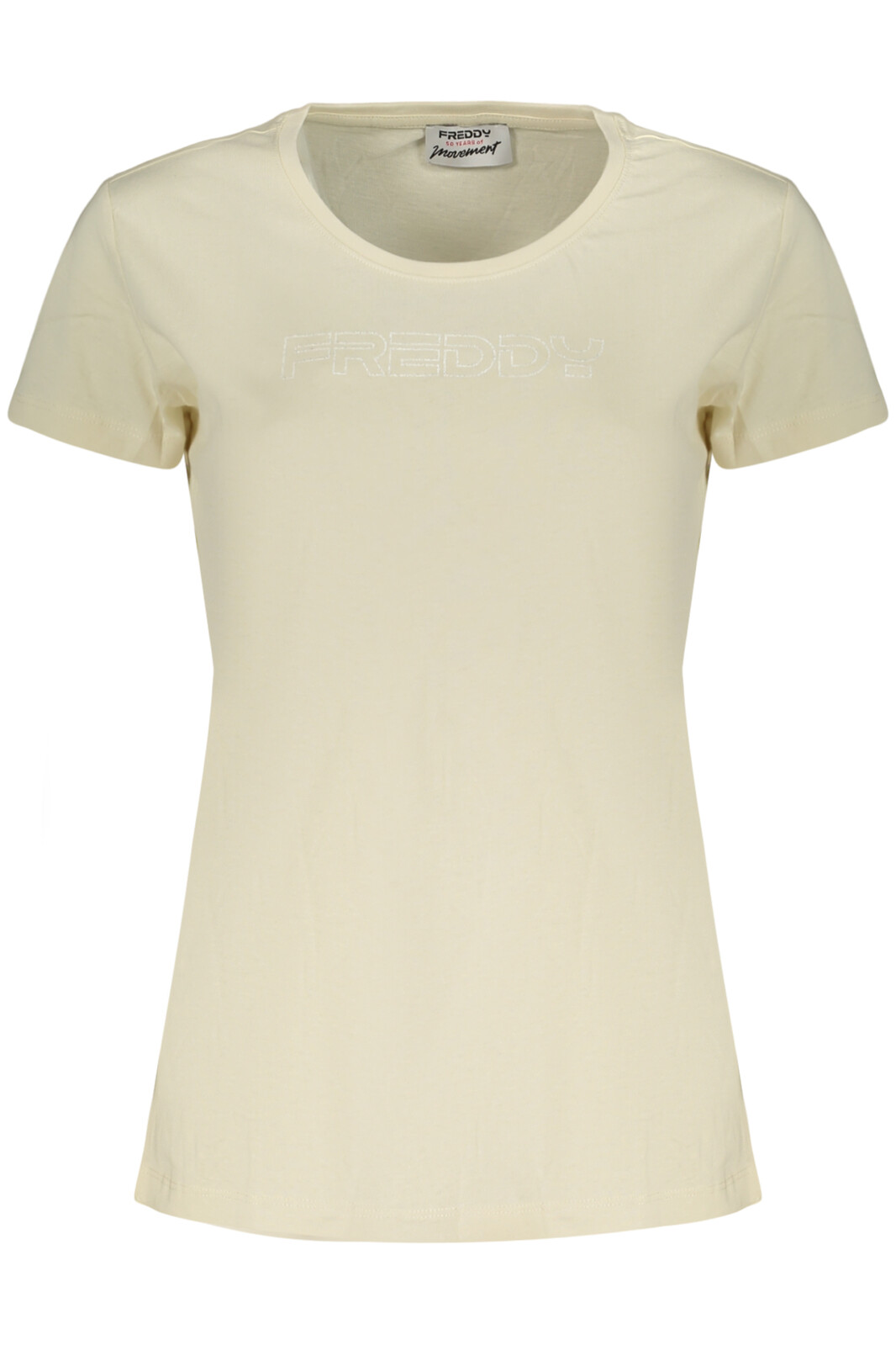 Béžové tričko s krátkym rukávom