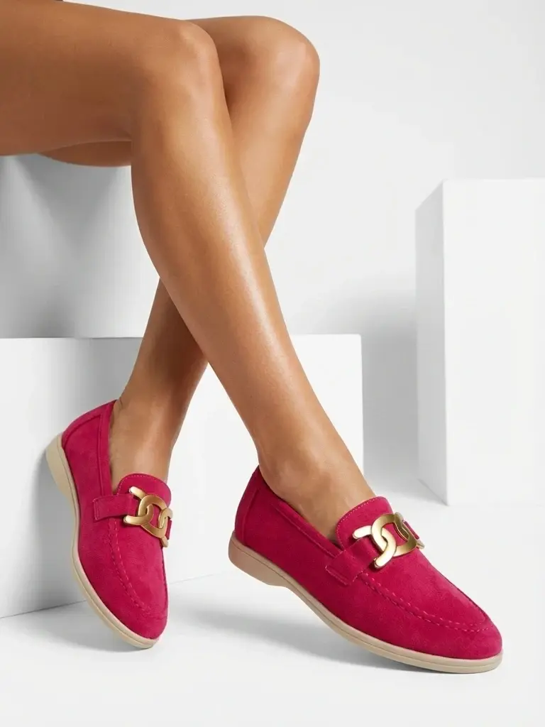 Dámske mokasíny na plochej podrážke Velora