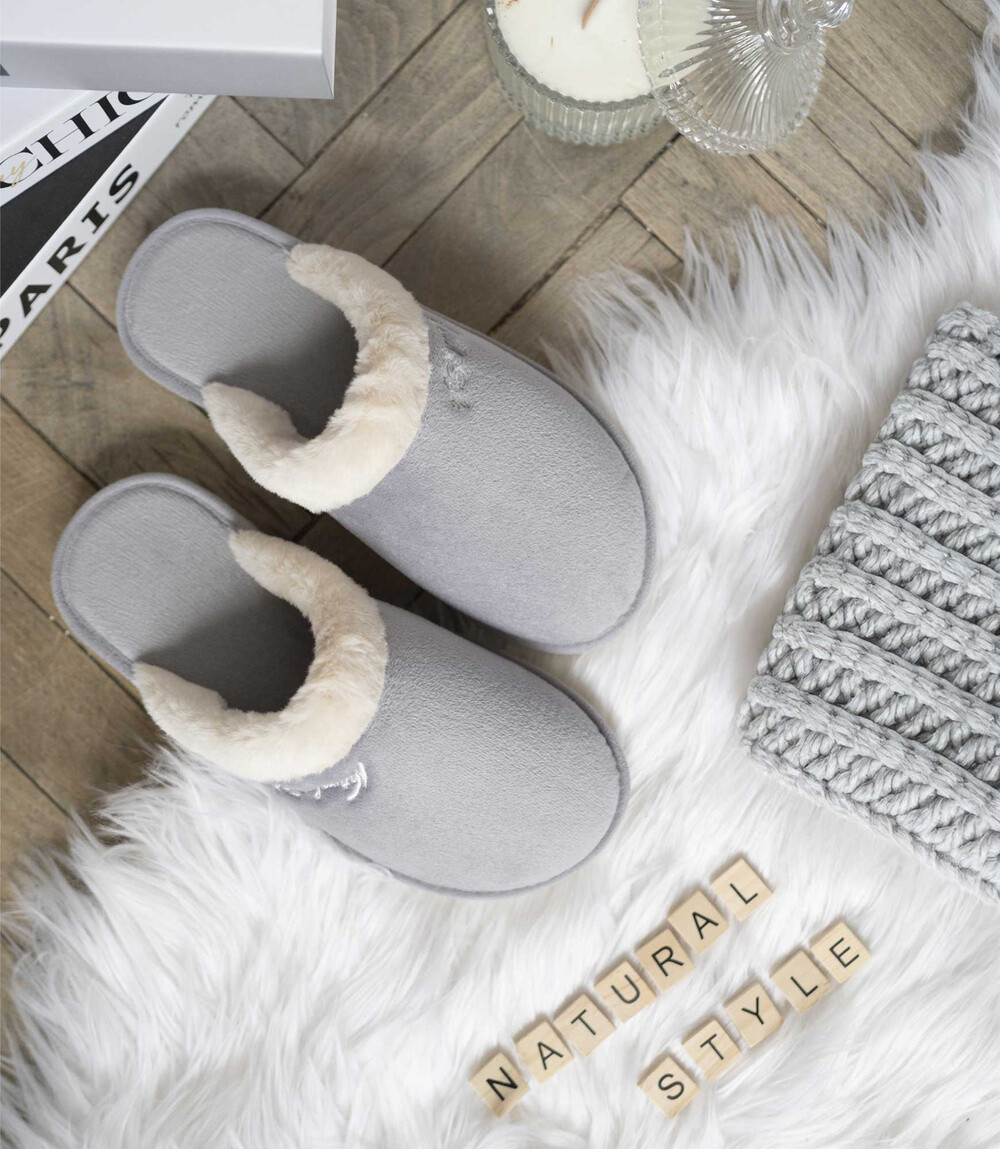 Dámske papuče NS-110 sivé