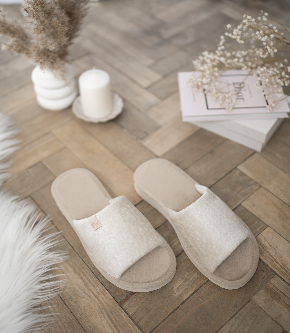 Dámske papuče Natural Style NS-075 biele