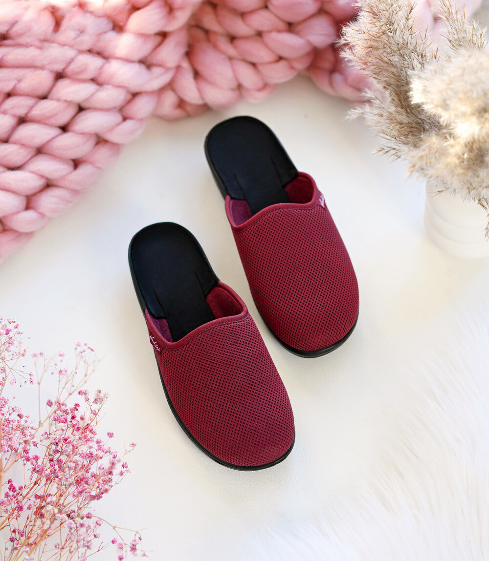 Dámske papuče Natural Style NS-709 bordové