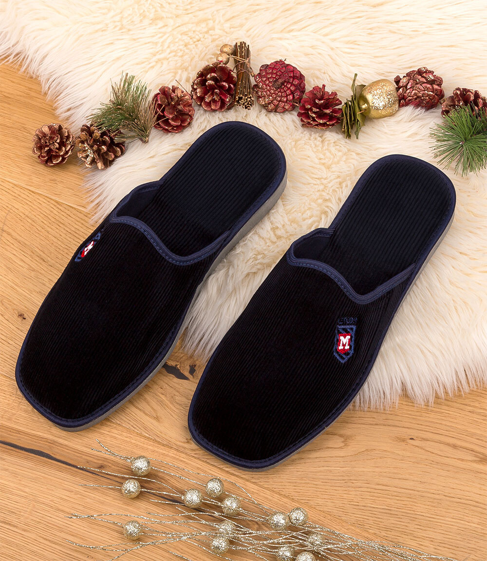 Pánske šľapky NS-401 tmavomodré