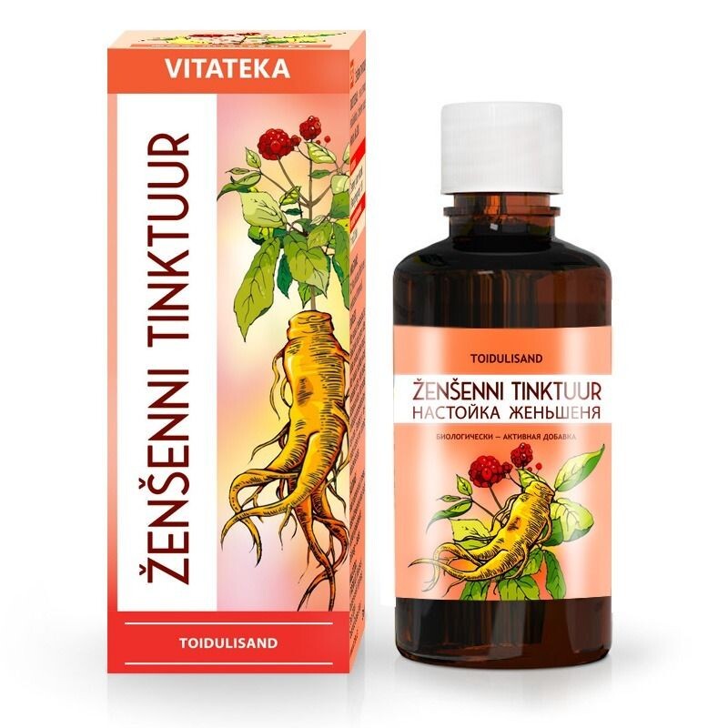 Tinktúra z pravého ženšenu – 25 ml – Vitateka