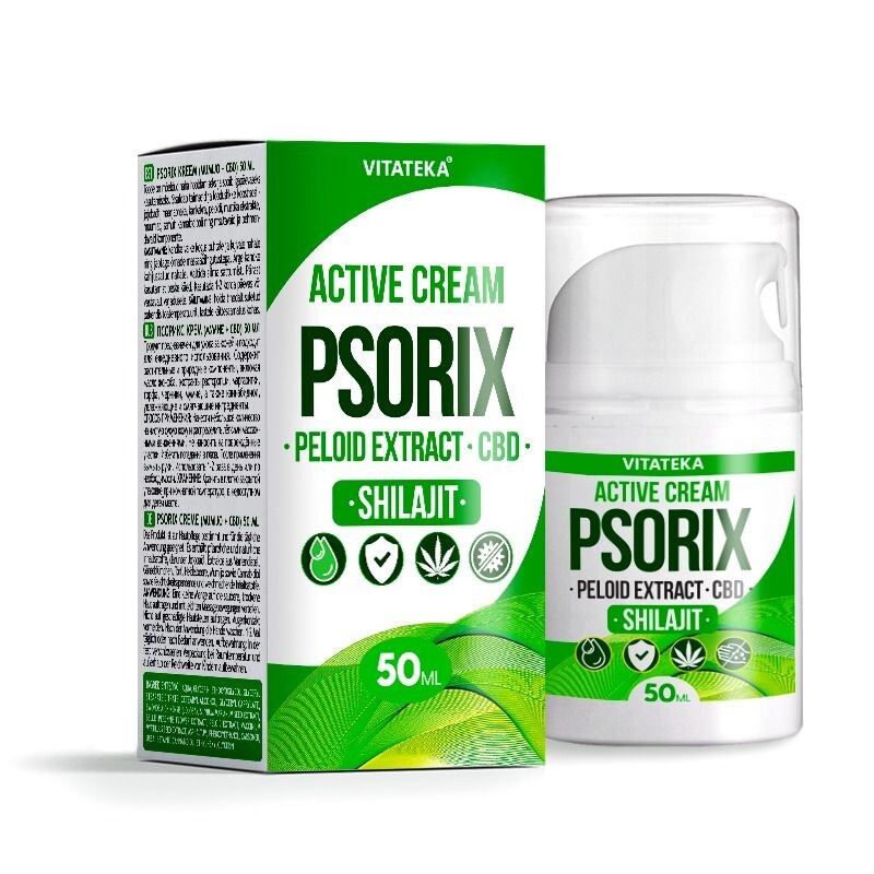 PSORIX aktívny krém (CBD + Mumio) – 50 ml – Vitateka