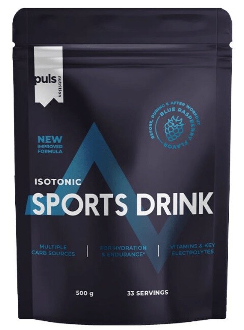Puls nutrition isotonic sports drink 500 g - modrá malina