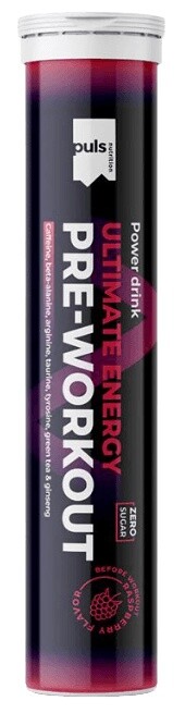 Puls nutrition power drink pre-workout 20 tablet