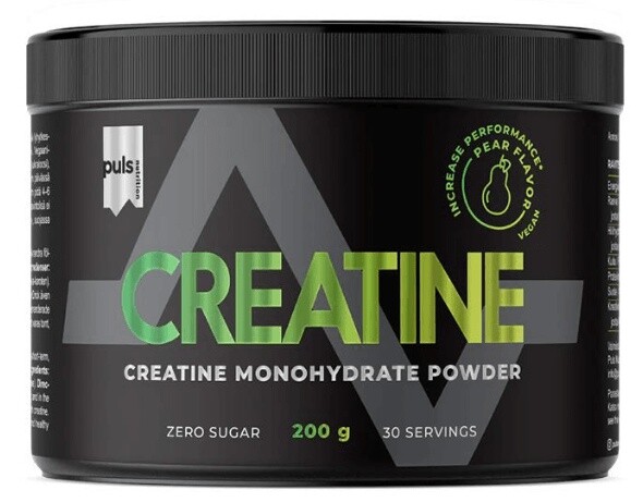 Puls nutrition creatine monohydrate zero sugar 200 g - hruška