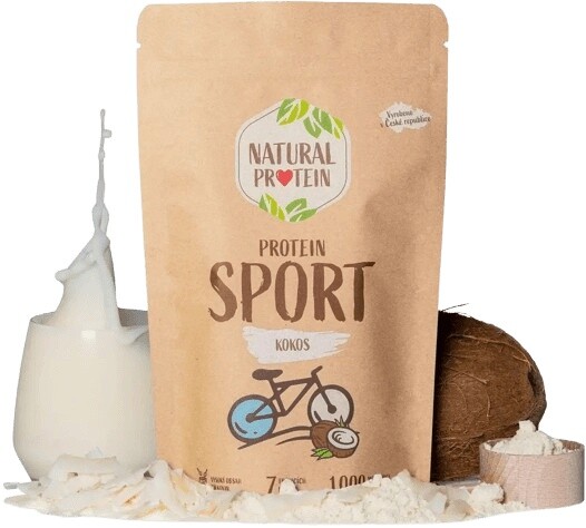 Natural protein sport 350 g - kokos prešla dmt 2.2026