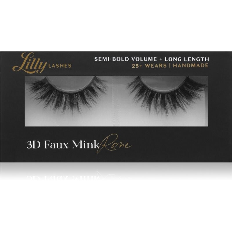 Lilly Lashes 3D Faux Mink umelé mihalnice typ Rome 1 pár