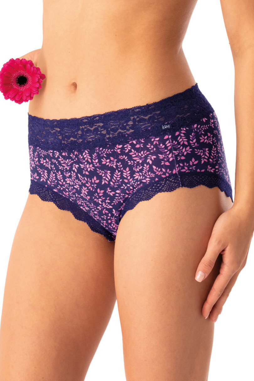 Dámske 2PACK LPC 547 Dark Blue / Pink Pattern - Key