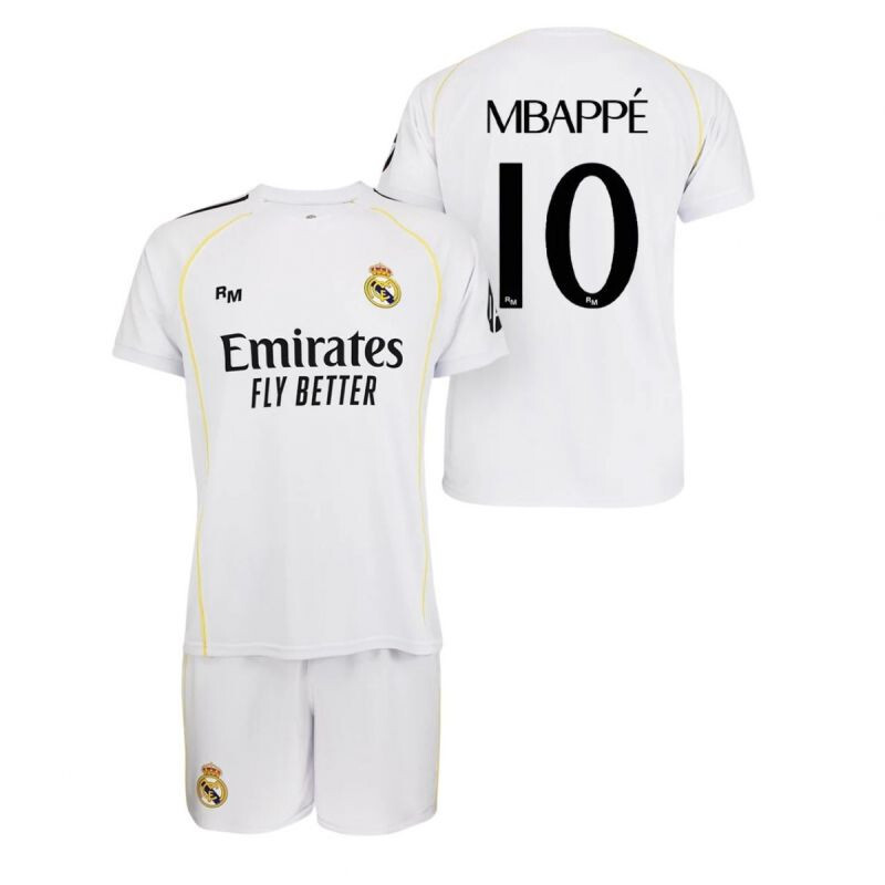 Real Madrid dres šortky sada junior Mbappe box RM25B1 140
