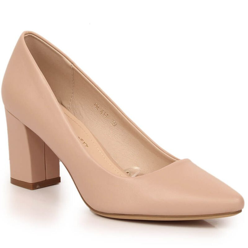 Dámske lodičky Sergio Leone vo farbe nude PB414 36