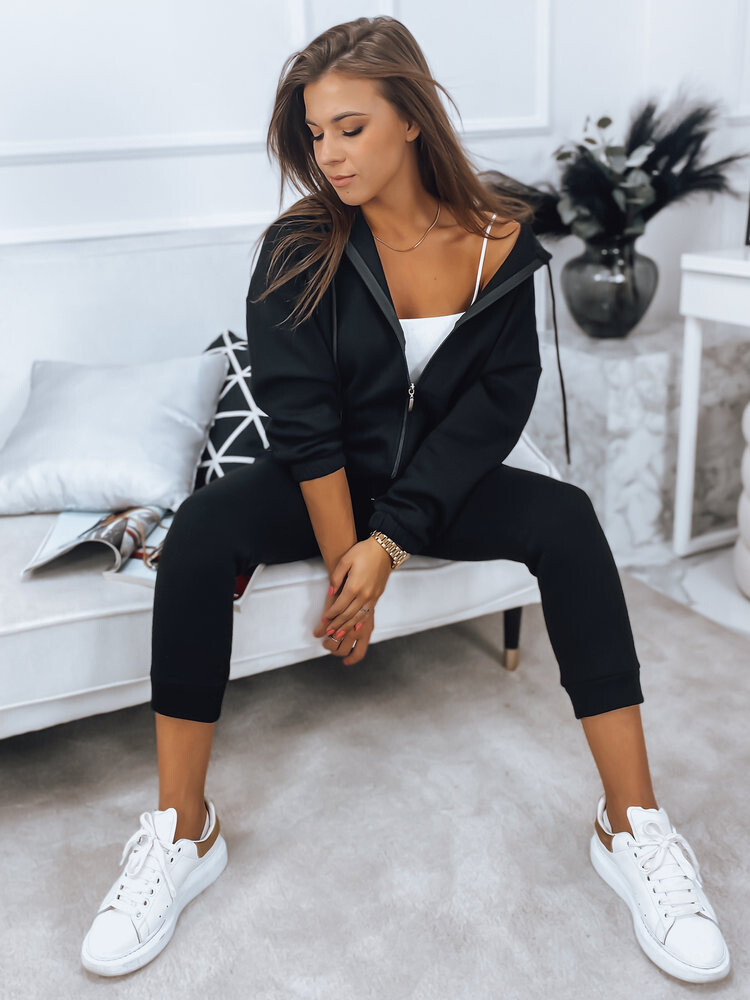 Dámska tepláková súprava AMILIA PREMIUM black FashionStreet AY0741 M