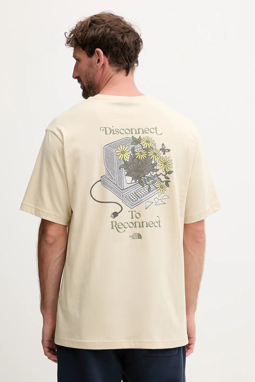 Bavlnené tričko The North Face Connected Relaxed