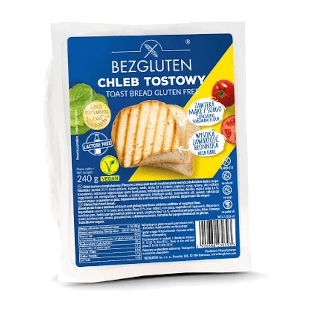 BEZGLUTEN Chlieb toastový s cirokovou múkou bez lepku 240 g