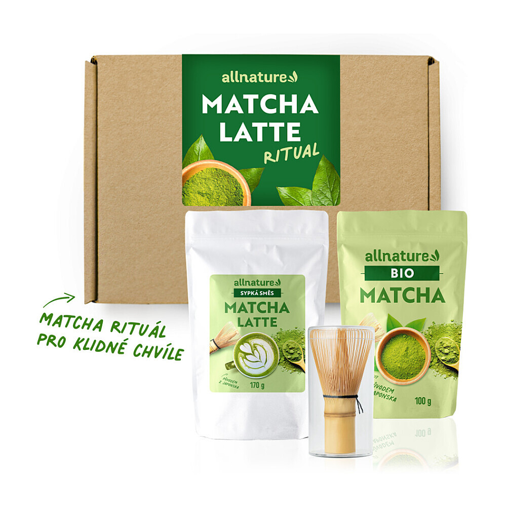 ALLNATURE Matcha latte ritual 3 kusy